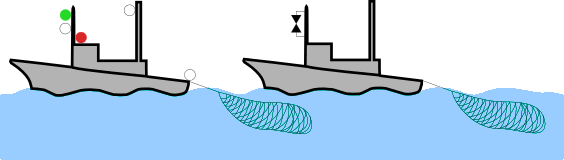 図.トロール漁船